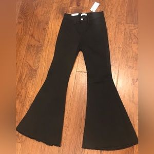 Judy Blue Radford Flare Black Jeans Size 7/28 NWT